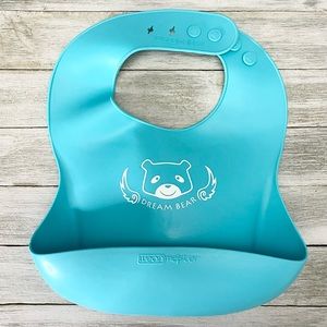 DREAM BEAR Wean Meister Silicone Baby Bib